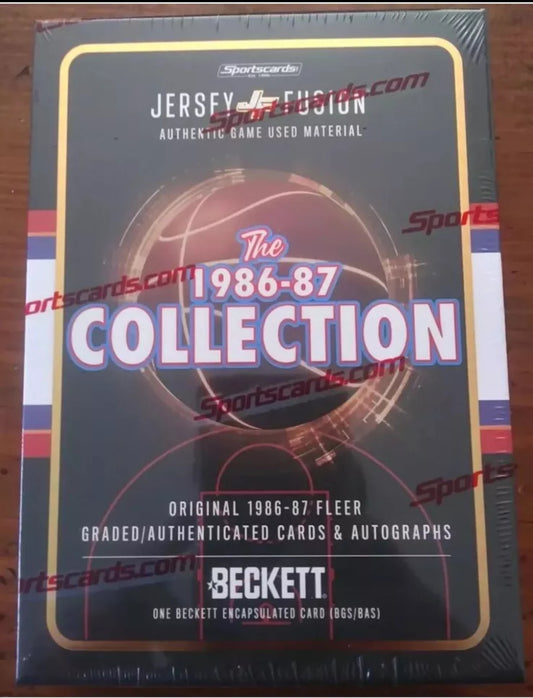 Jersey Fusion 1986-87 Fleer Finale Collection (1 Box)